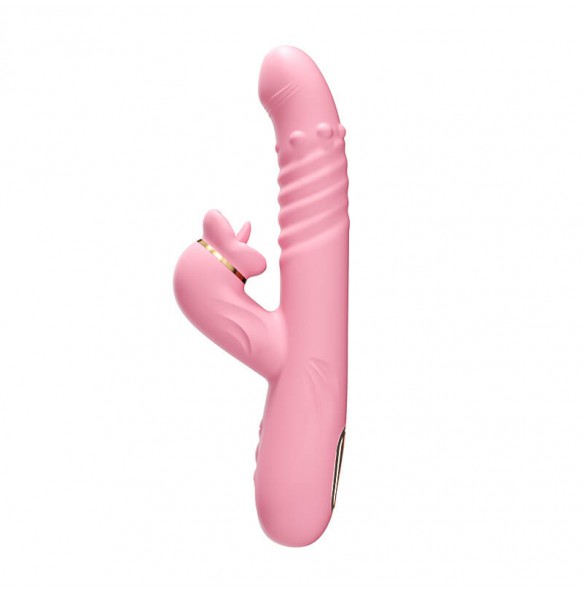 MizzZee - Oral Bliss Heating Licking Rotating Bead Vibrator (Chargeable - Pink)